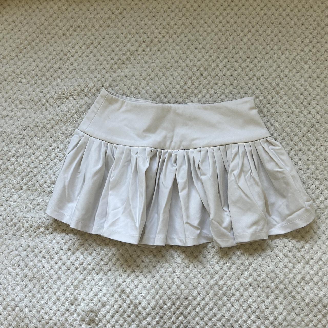 I AM GIA Cindy Skirt - white pleated mini skirt -... - Depop