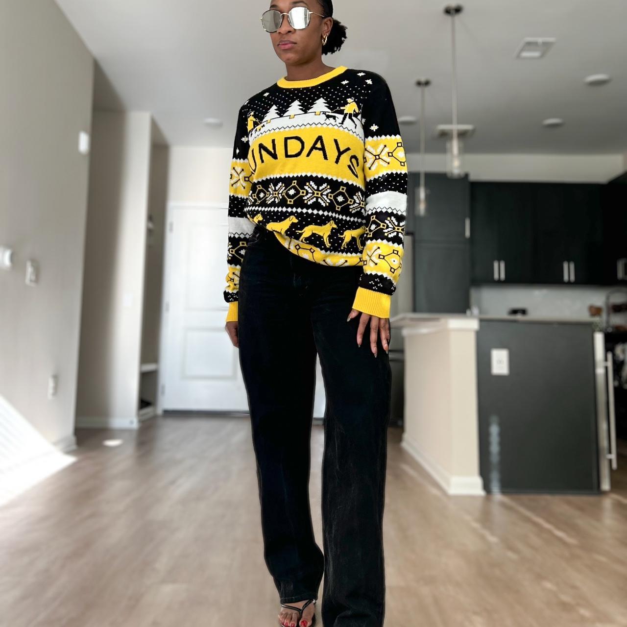 American vintage yellow jumper best sale