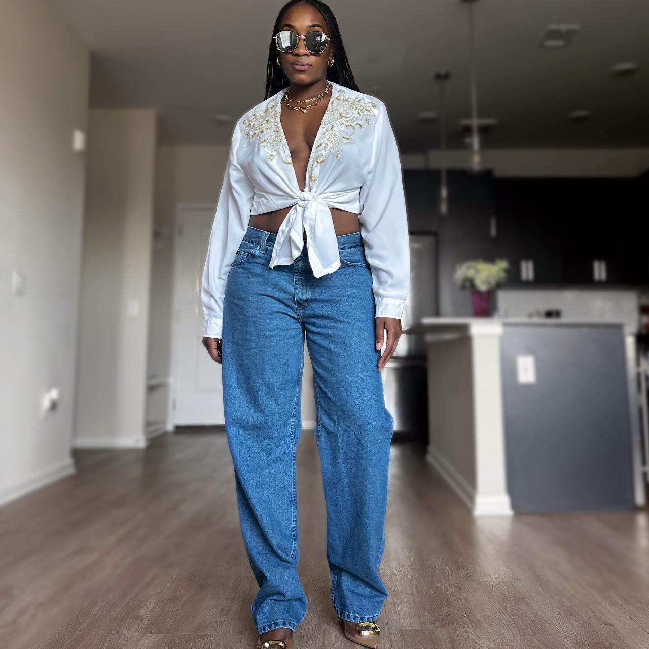 Vintage White Button Up Shirt Vintage 80s Depop