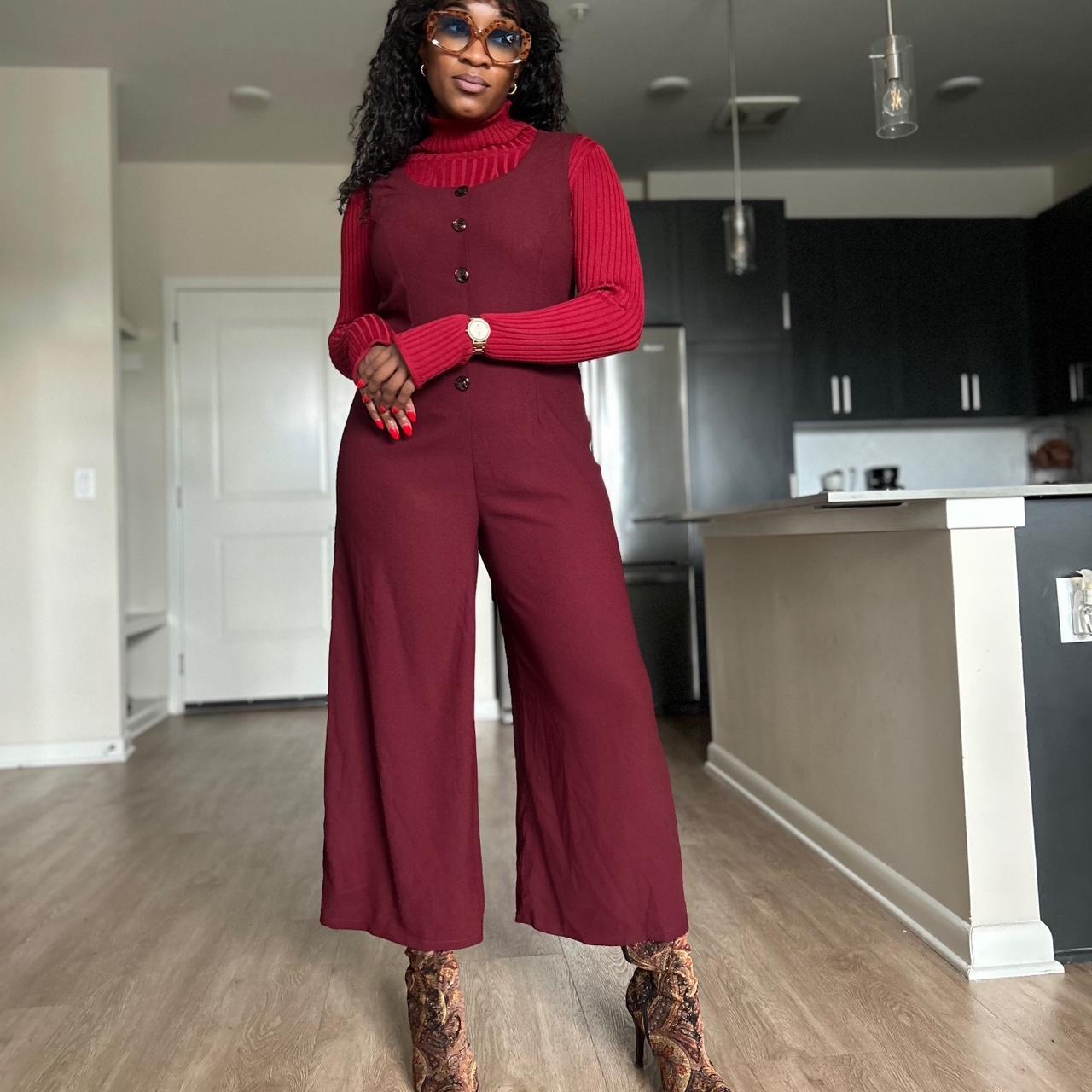 Vintage 80s Jumpsuit Retro jumpsuit featuring a | Depop