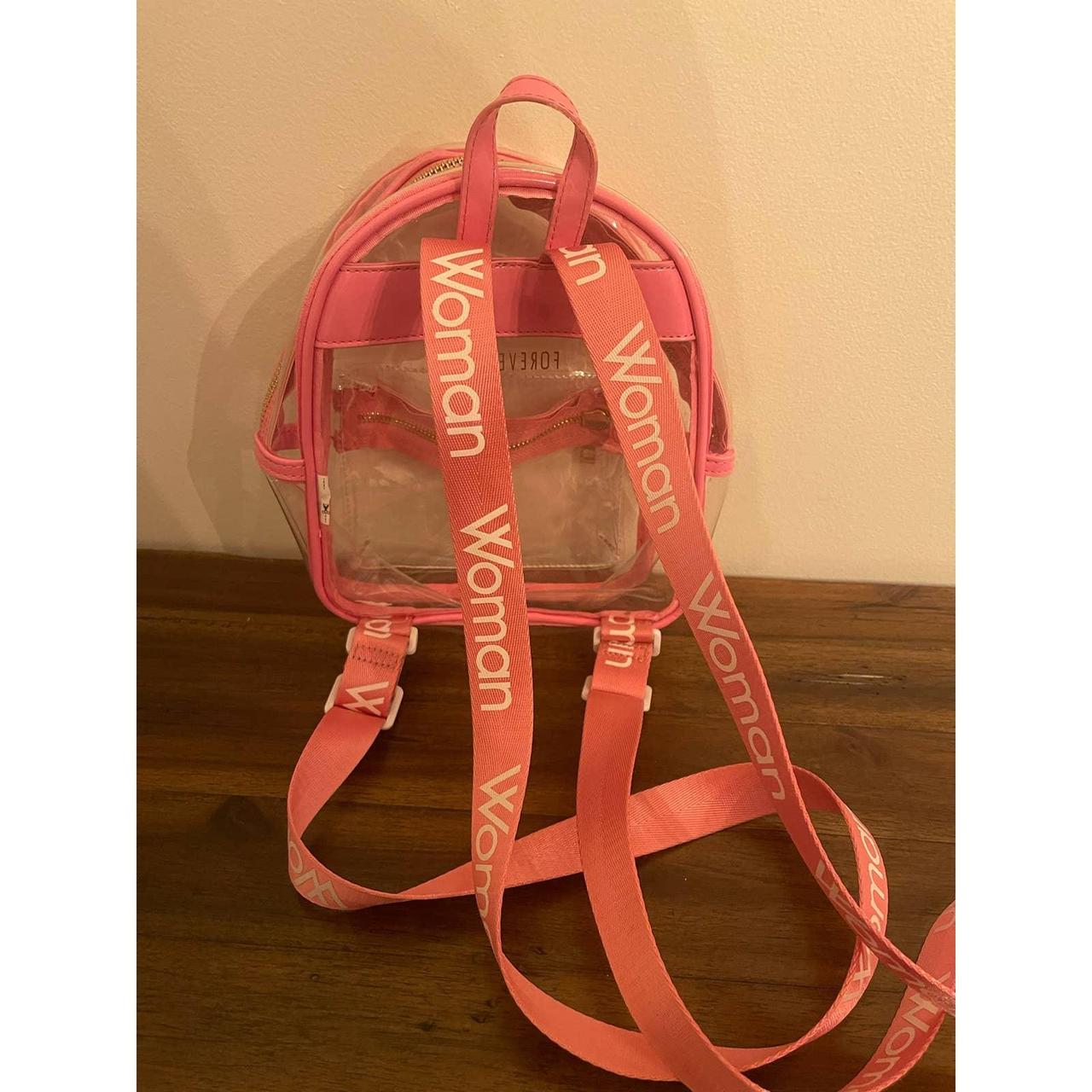 Forever 21 clear discount backpack