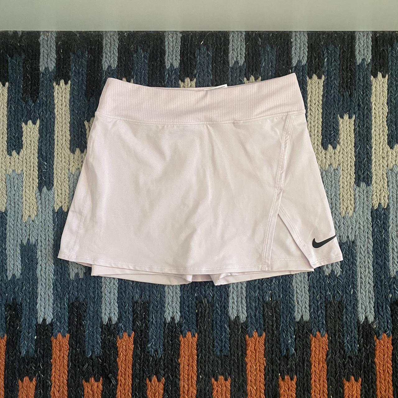 nike tennis skirt baby pink 🎀 with built in shorts,... Depop