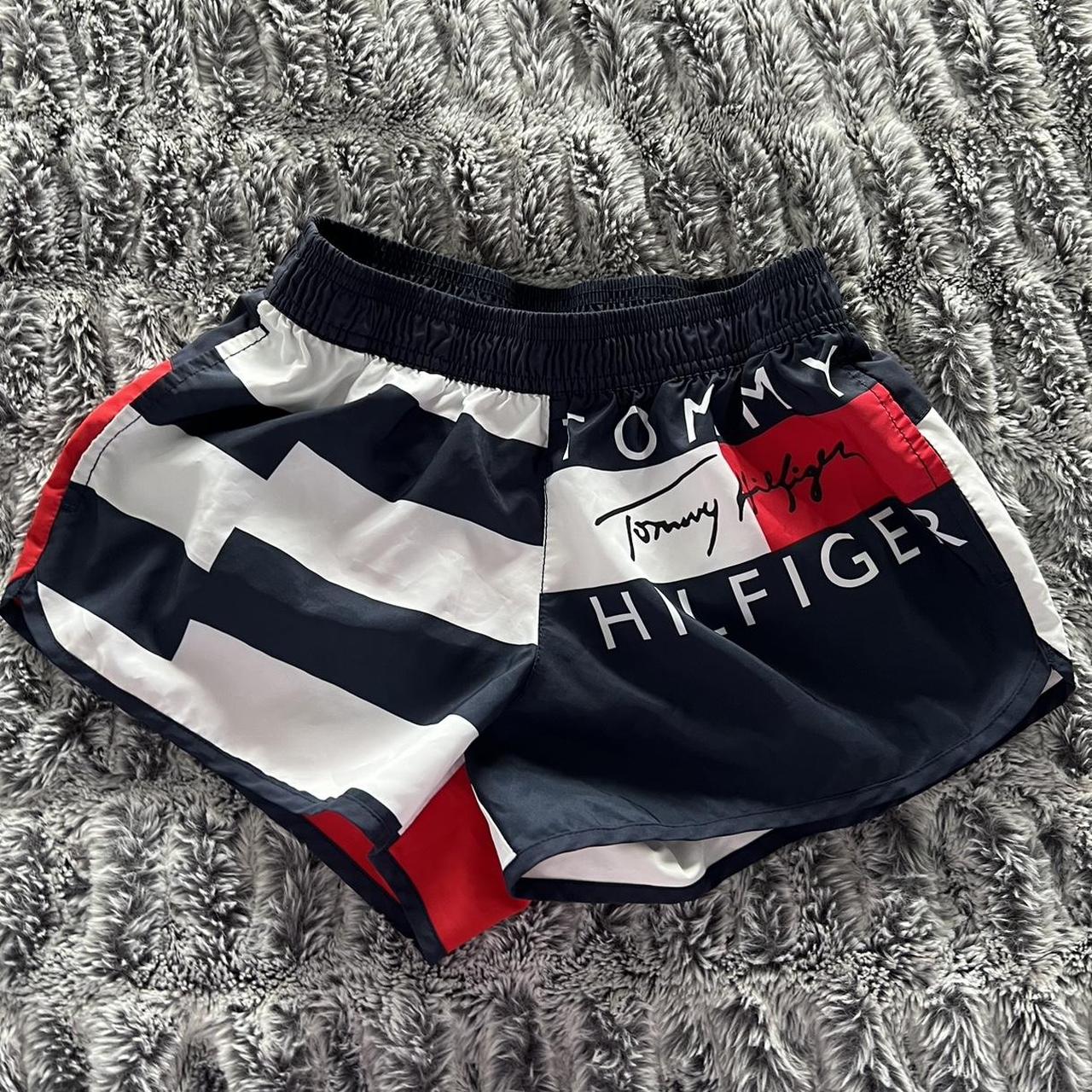 Tommy Hilfiger Women’s Mini Shorts / Swim... - Depop