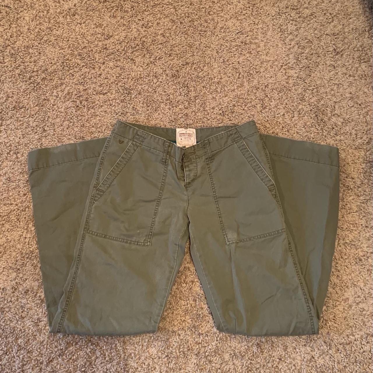 American Eagle Outfitters Women's Green Trousers