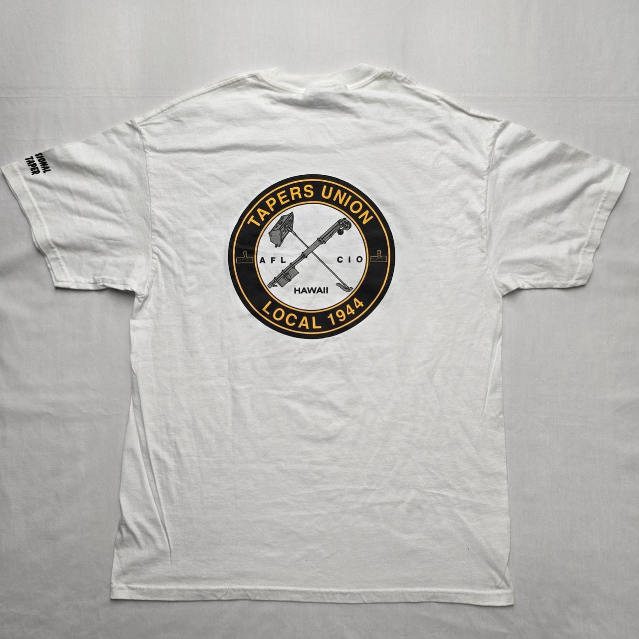 Hanes Men's T-shirt - White - L – Vintage Tapers … - image 1