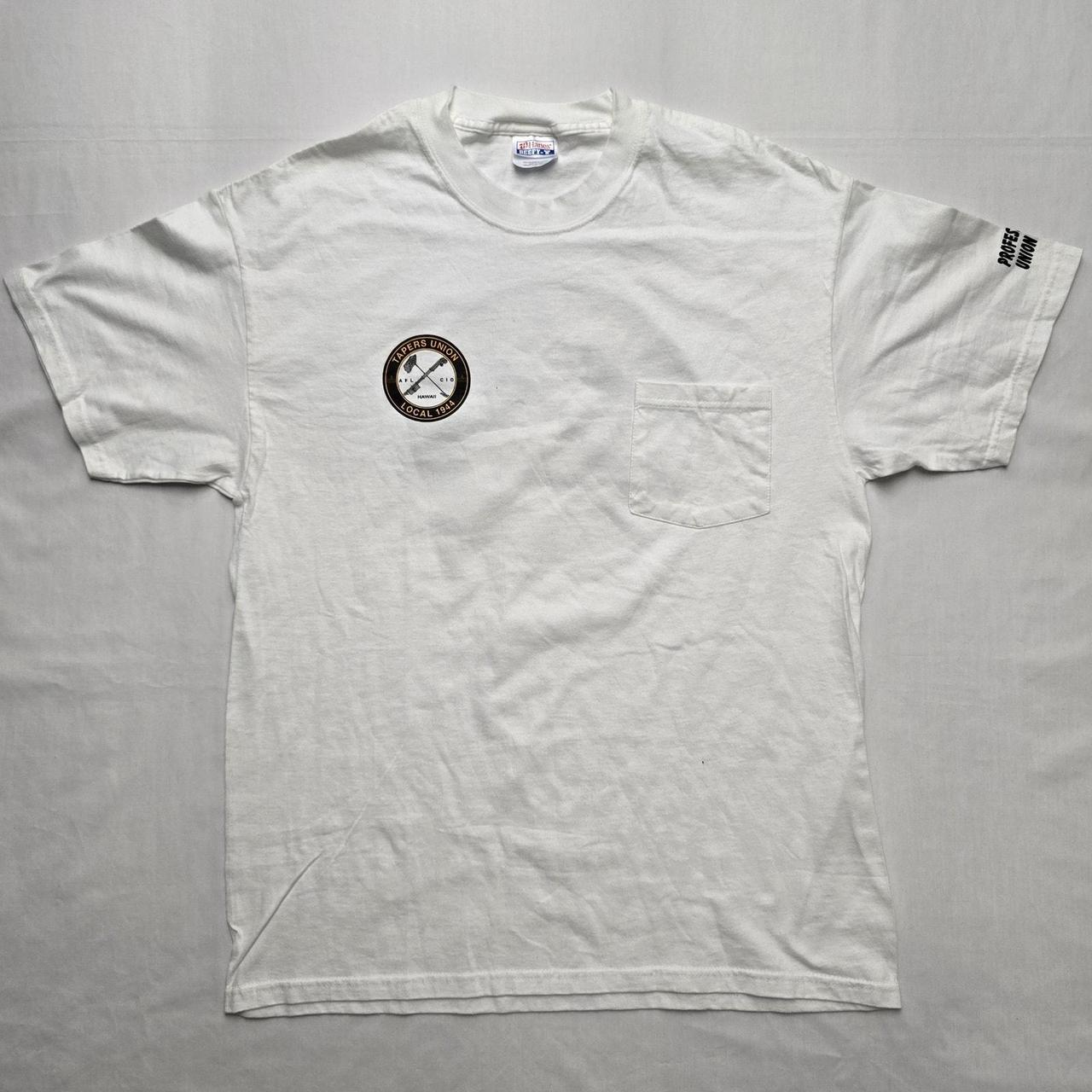 Hanes Men's T-shirt - White - L – Vintage Tapers … - image 4