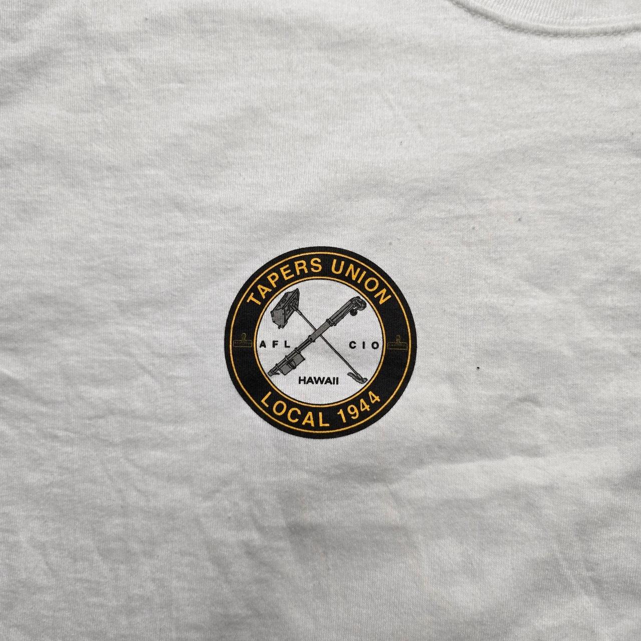 Hanes Men's T-shirt - White - L – Vintage Tapers … - image 5