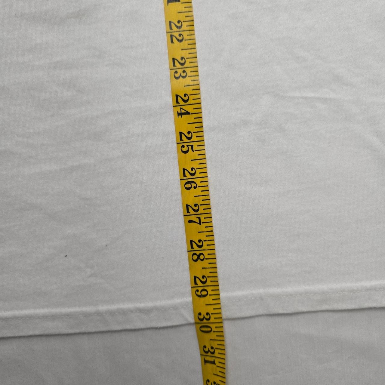 Hanes Men's T-shirt - White - L – Vintage Tapers … - image 7