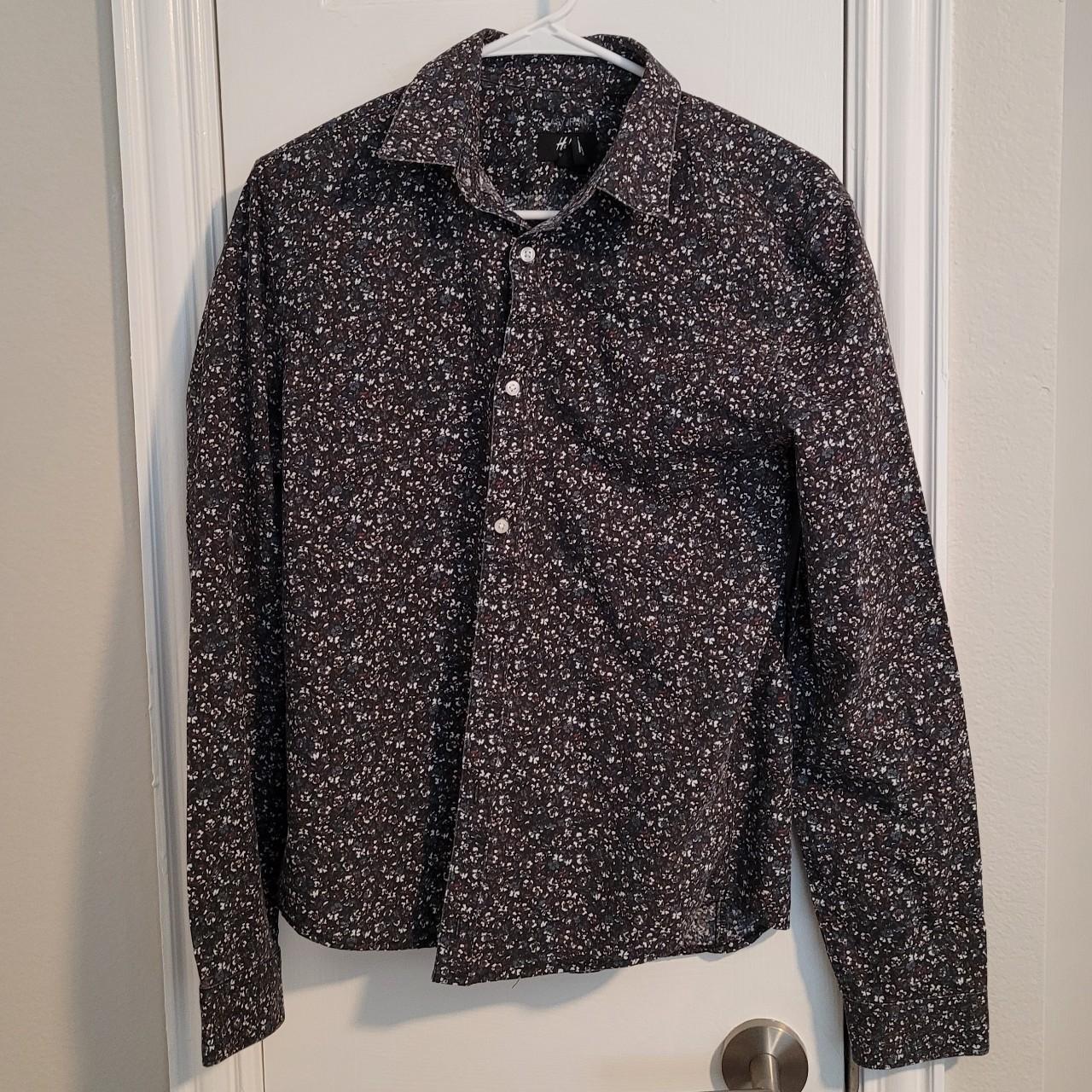 h&m floral mens shirt