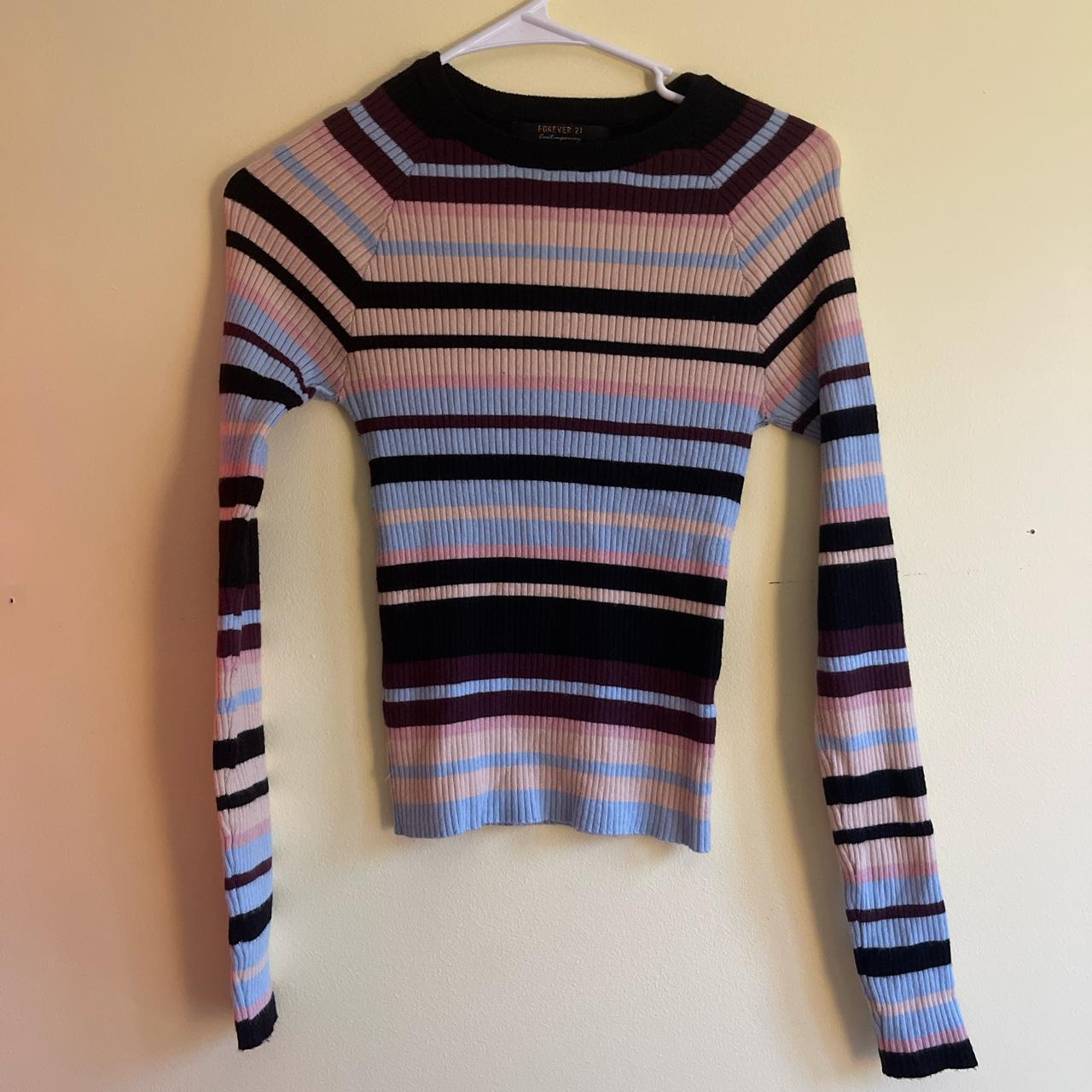 Forever 21 striped sweater - Depop