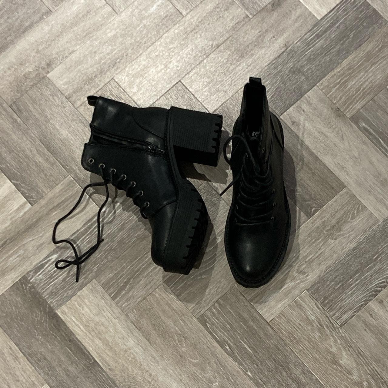 faux leather boots womens uk