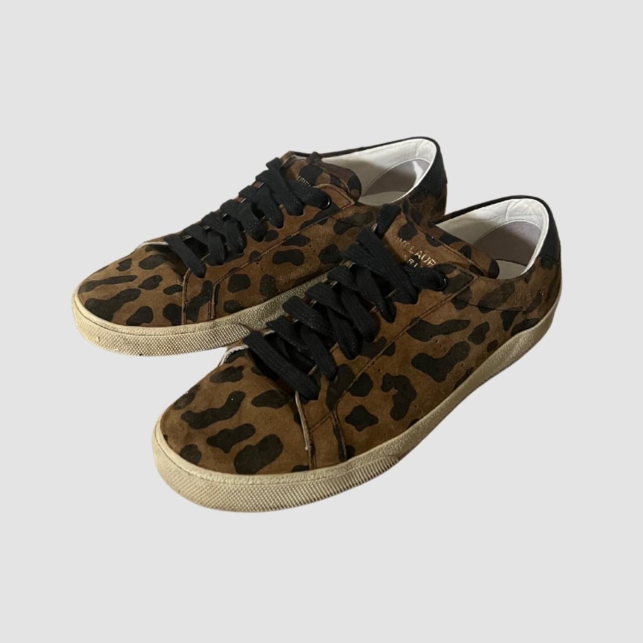 Saint laurent leopard on sale sneakers