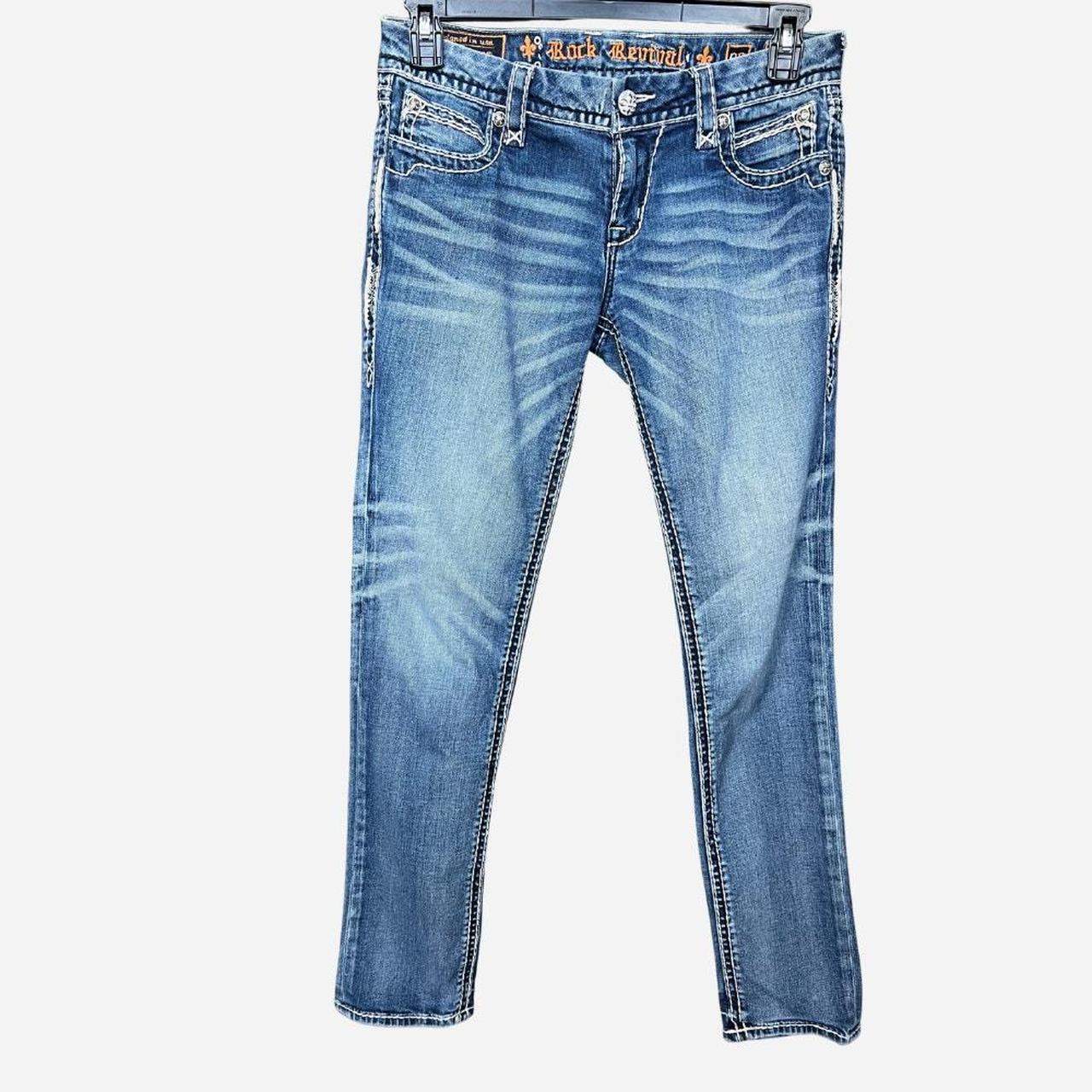 RockRevival Women's Jeans Blue/Silver 28