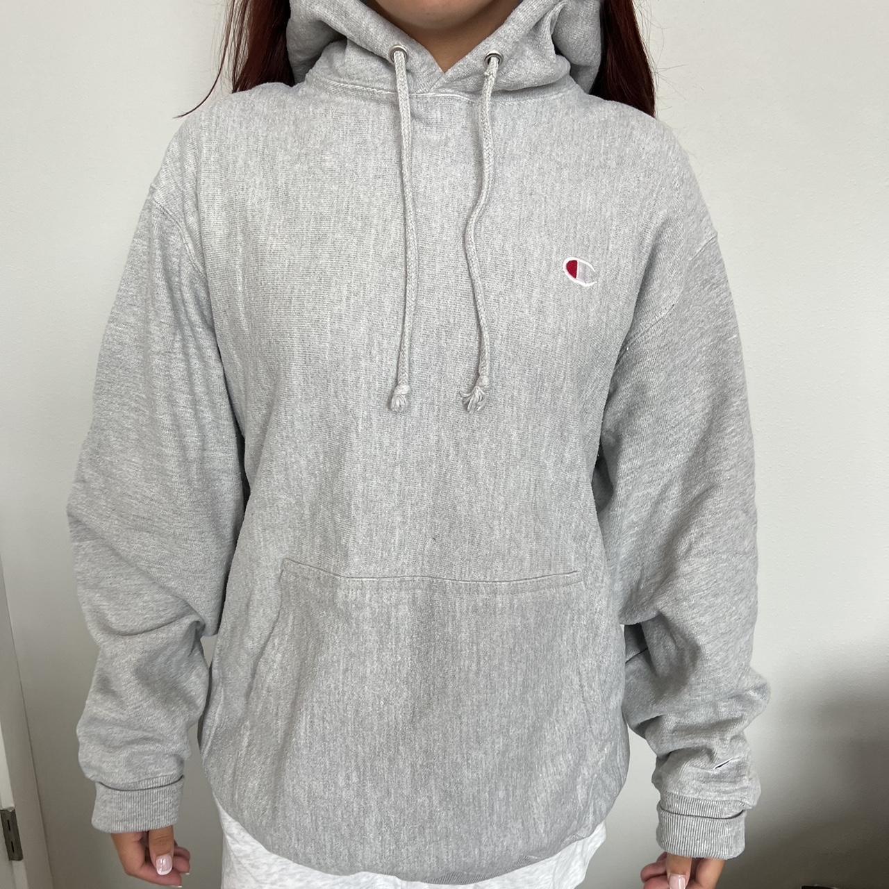 Ladies grey hot sale champion hoodie