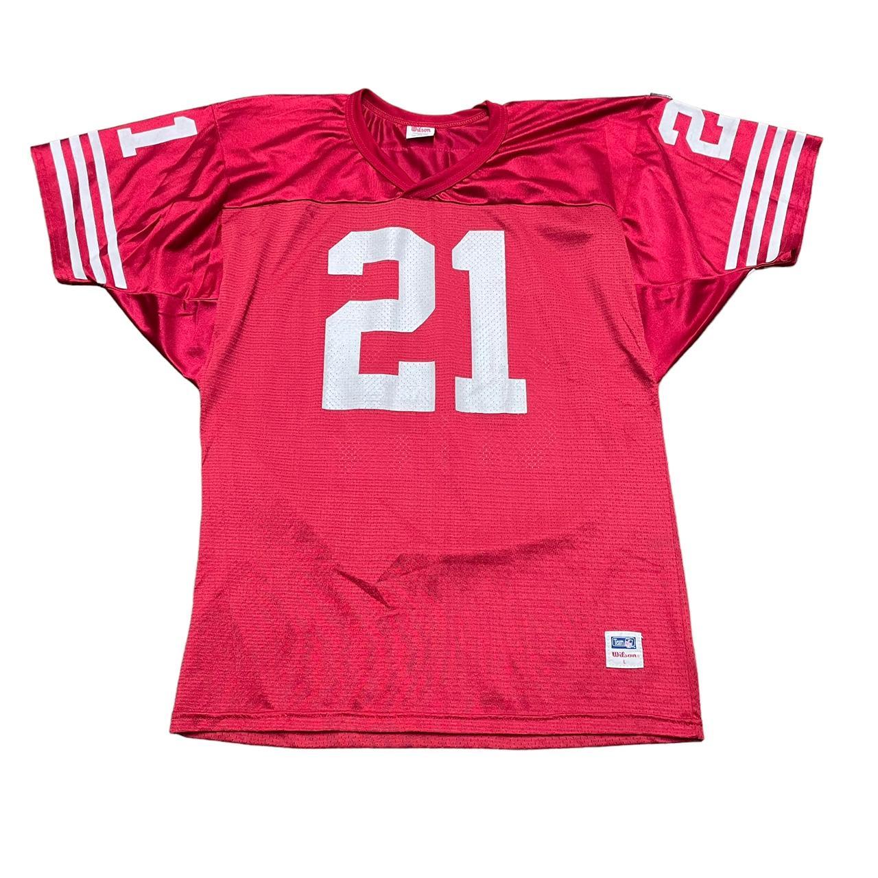 San Francisco 49ers Jersey “On Field” NFL Tee Deion - Depop