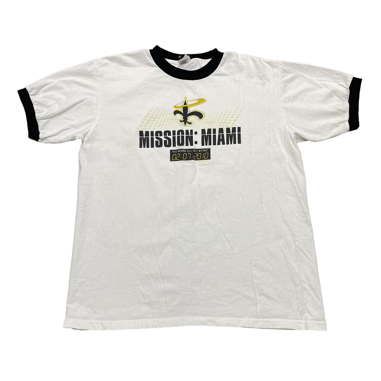 Oversized Miami American Football Graphic T-Shirt