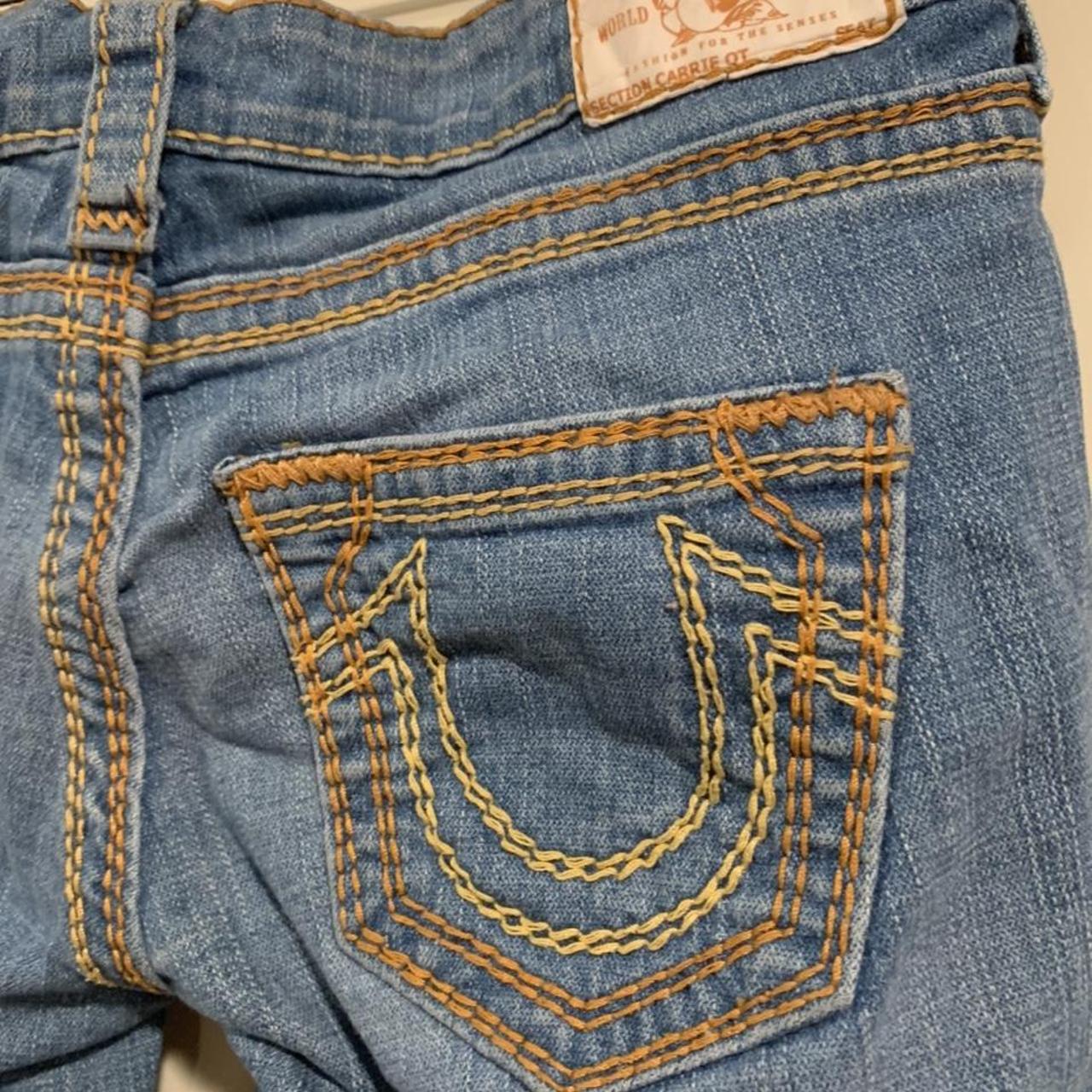 True religion store double stitch jeans