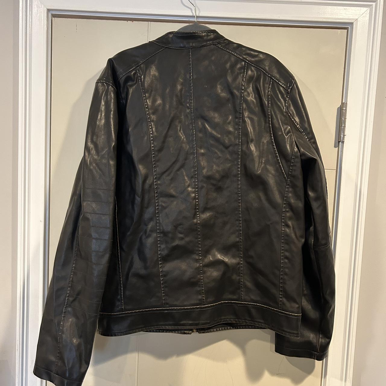 Levi’s Leather Jacket Really nice design and... - Depop