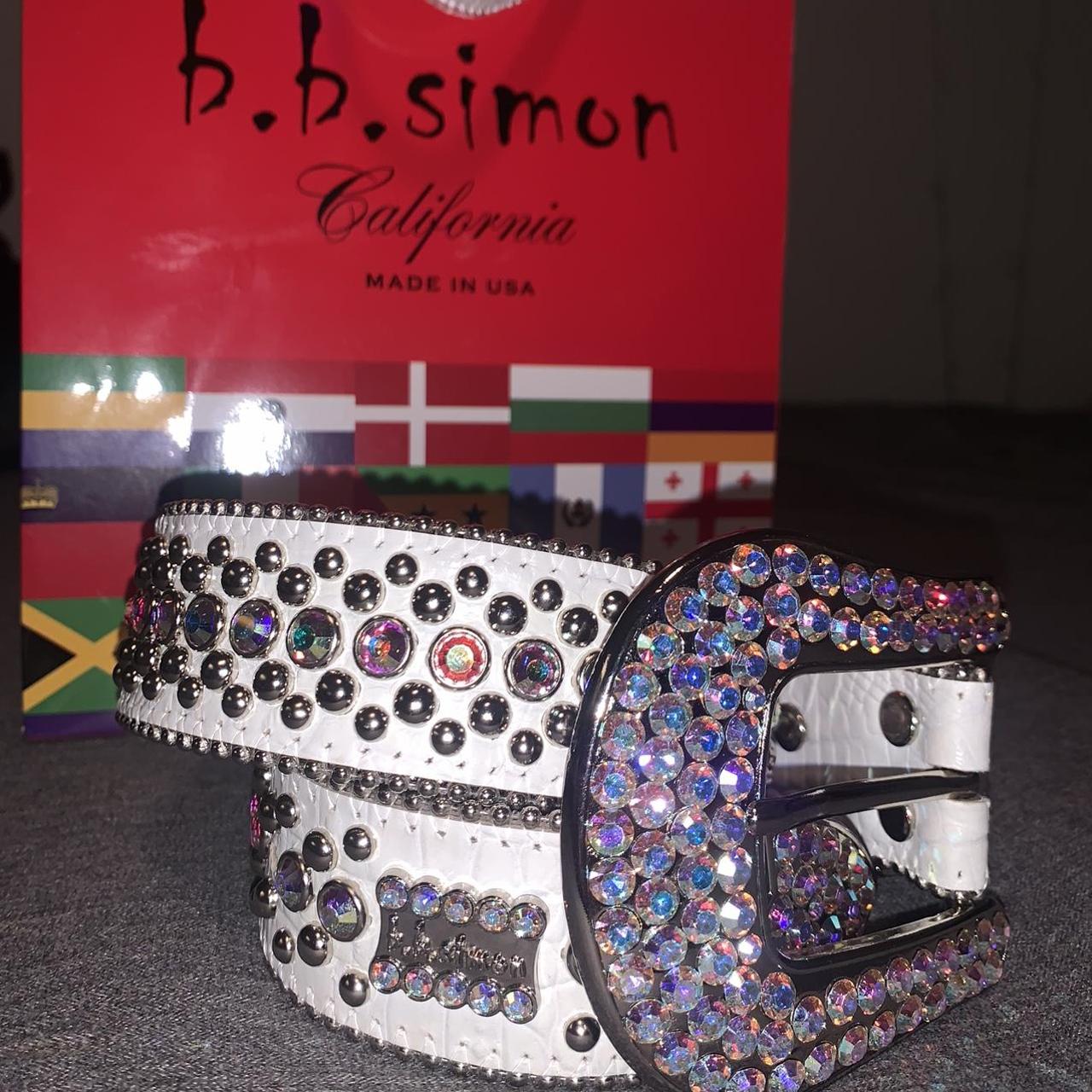 Crystal Belt Bb Simon Belt Grailed Grailed Vintage Bb Simon Belt