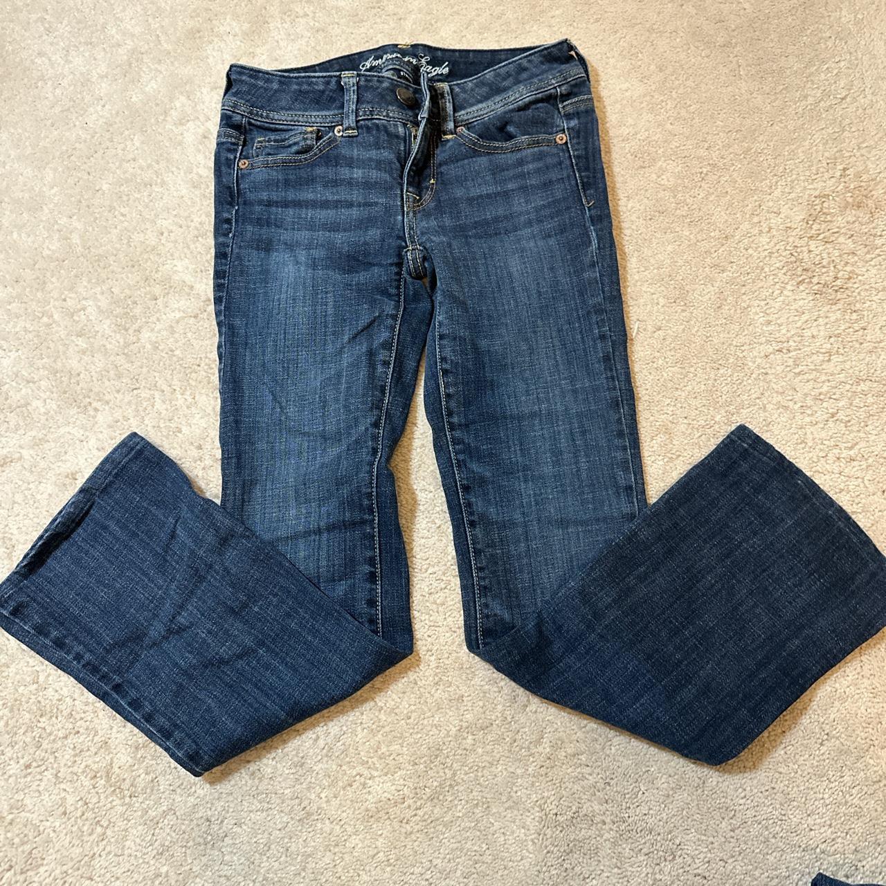 american eagle bootcut jeans size 00 regular barely... Depop