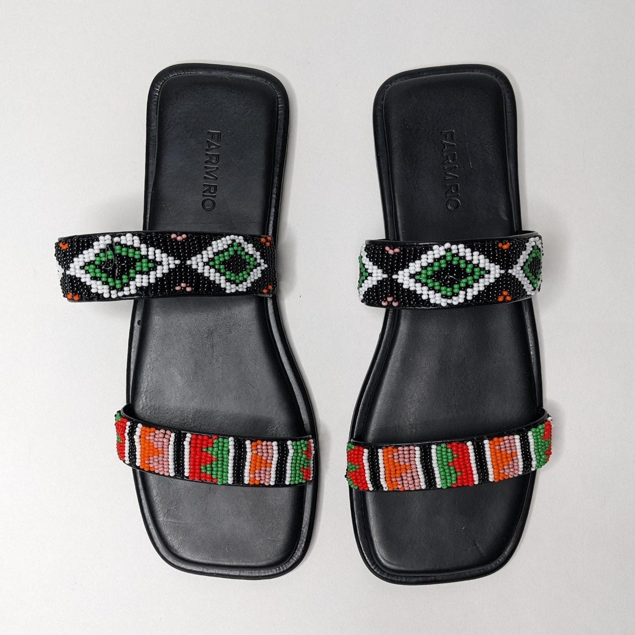 【PORTERNA】Bead Square Sandals Amazon.com: ZSpzx Rhinestones Sandals for Women,Women's T