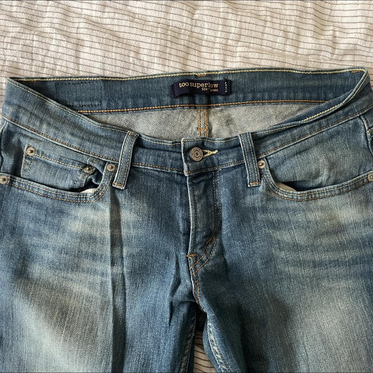 Levi's too superlow shop 524 straight leg