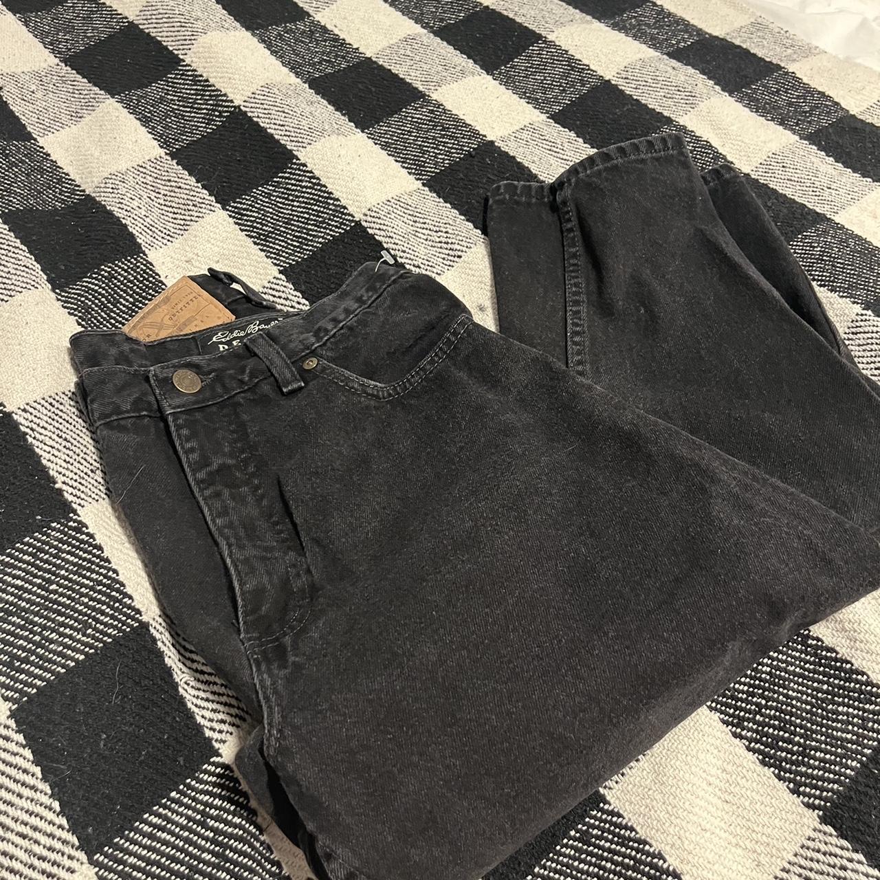 Eddie Bauer Women's Black Jeans | Depop