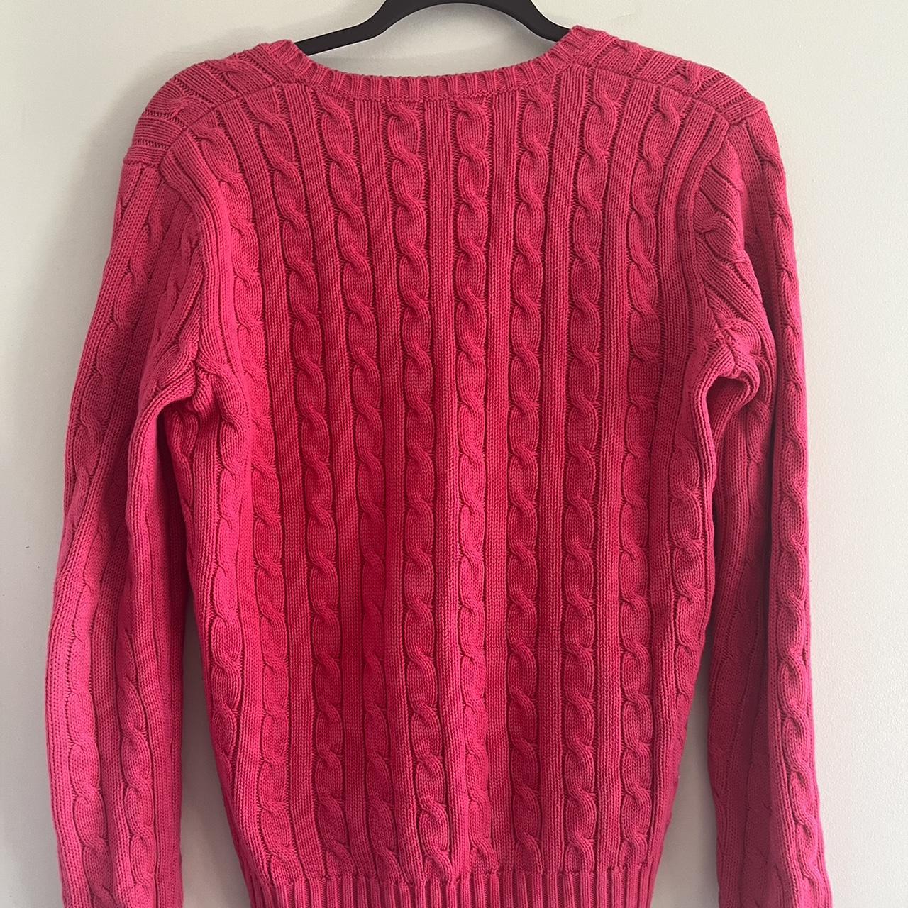 Ralph Lauren Women's Pink Jumper | Depop