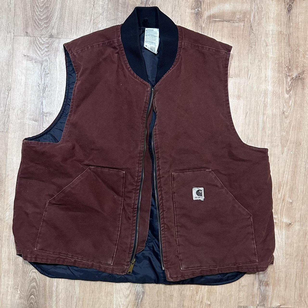 Vintage Carhart work Vest - Depop