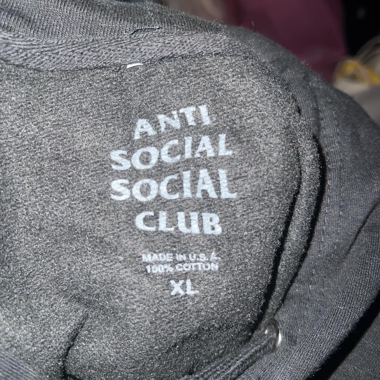 Anti social social outlet club stressed hoodie