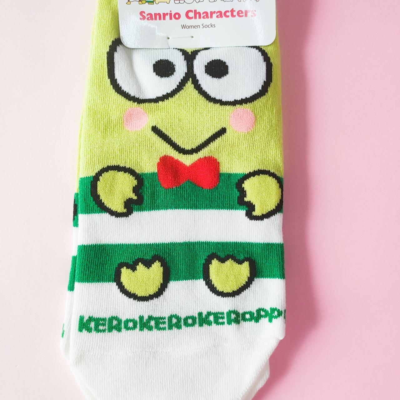 Cute Kero Kero keroppi socks Please review all... Depop