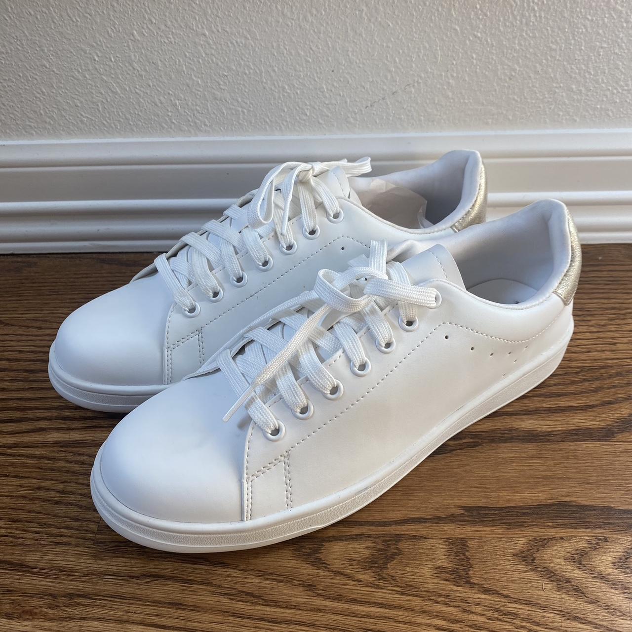 high heels white sneakers