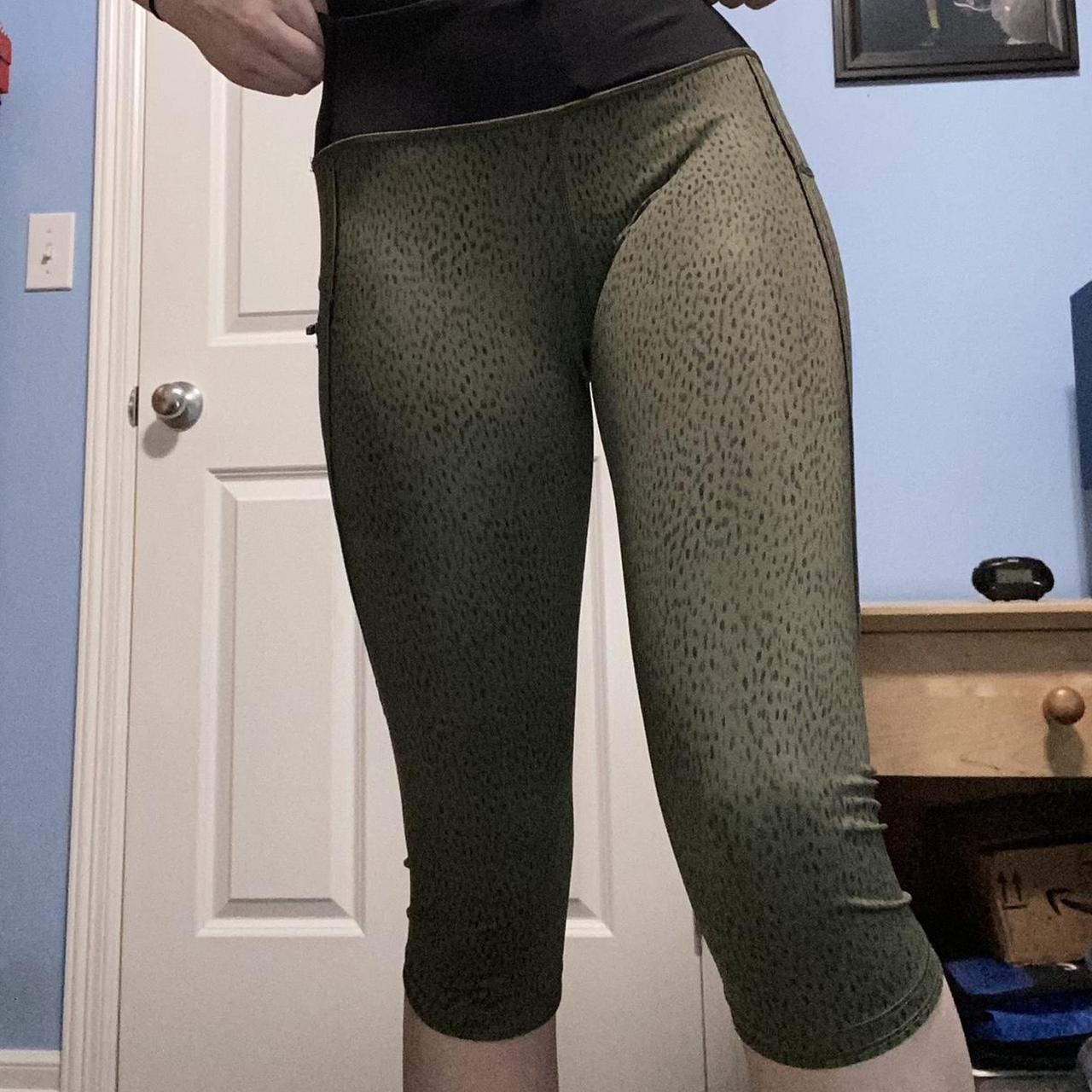 Lululemon leggings - olive green , No tag but fits