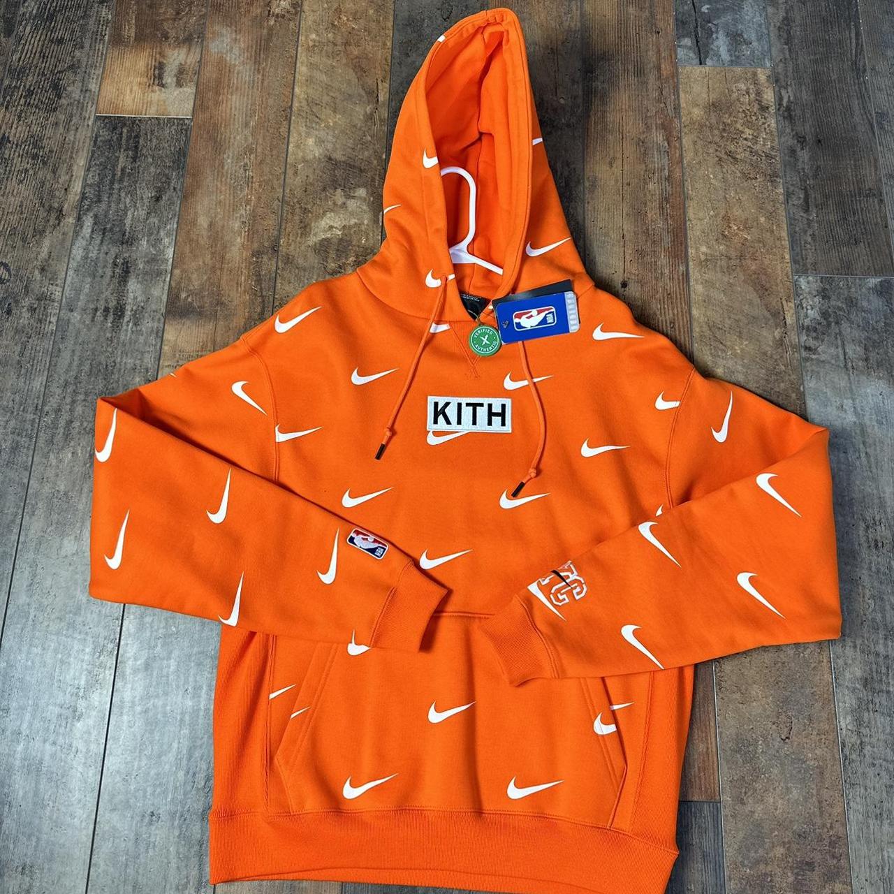 Kith Nike Knicks collab box logo hoodie SUPER RARE... - Depop