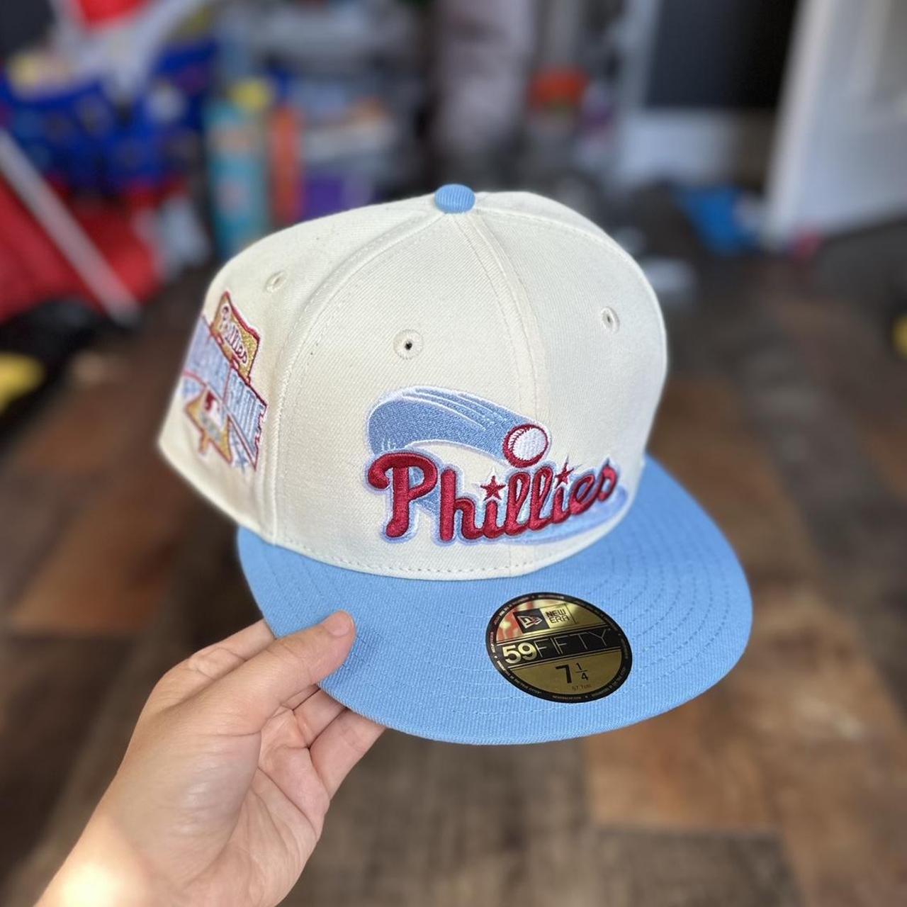 Philadelphia Phillies Mens Fitted hat 59Fifty Size 6 - Depop