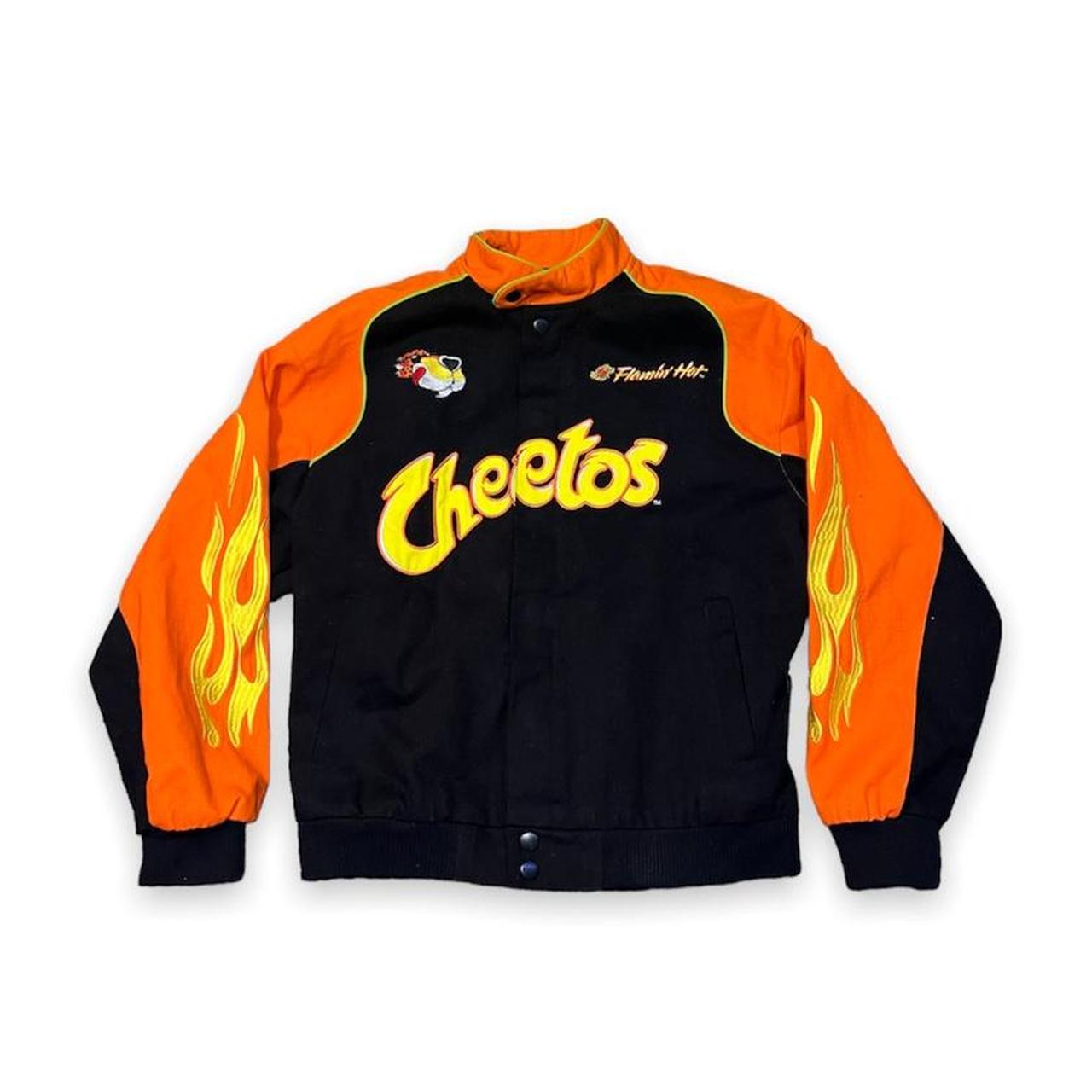 Flaming Hot Cheetos Racing Jacket Size L ... - Depop