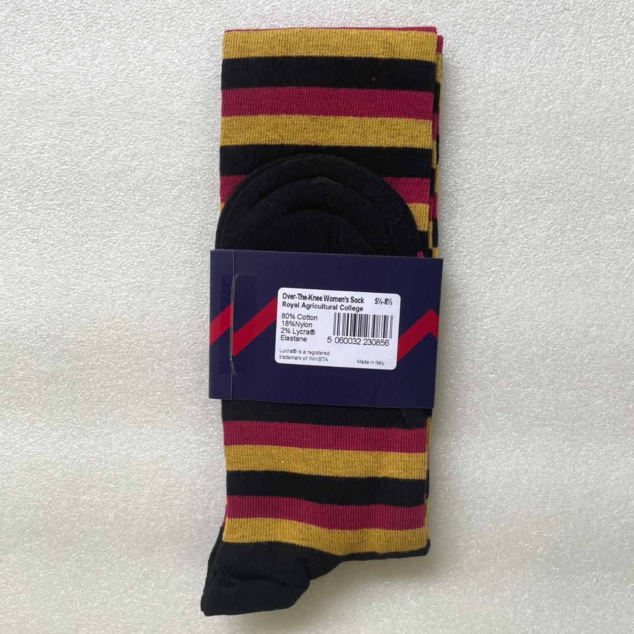 Rowing Blazers Women's Yellow and Red Socks Depop