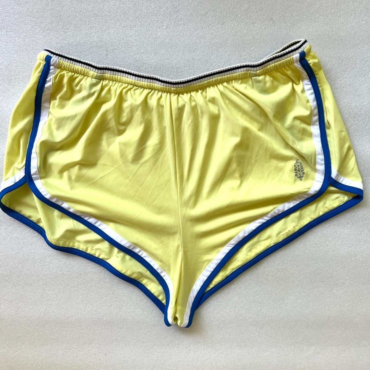 Free People Retro Running Shorts , Color: yellow