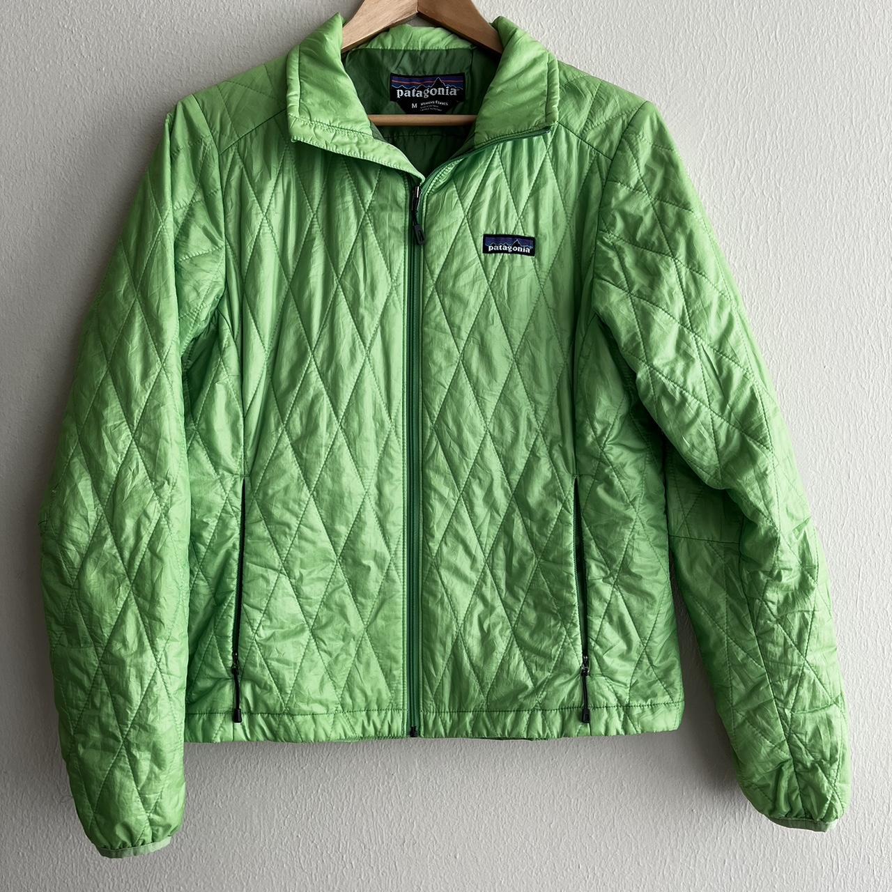 Patagonia Women's Green Jacket Depop