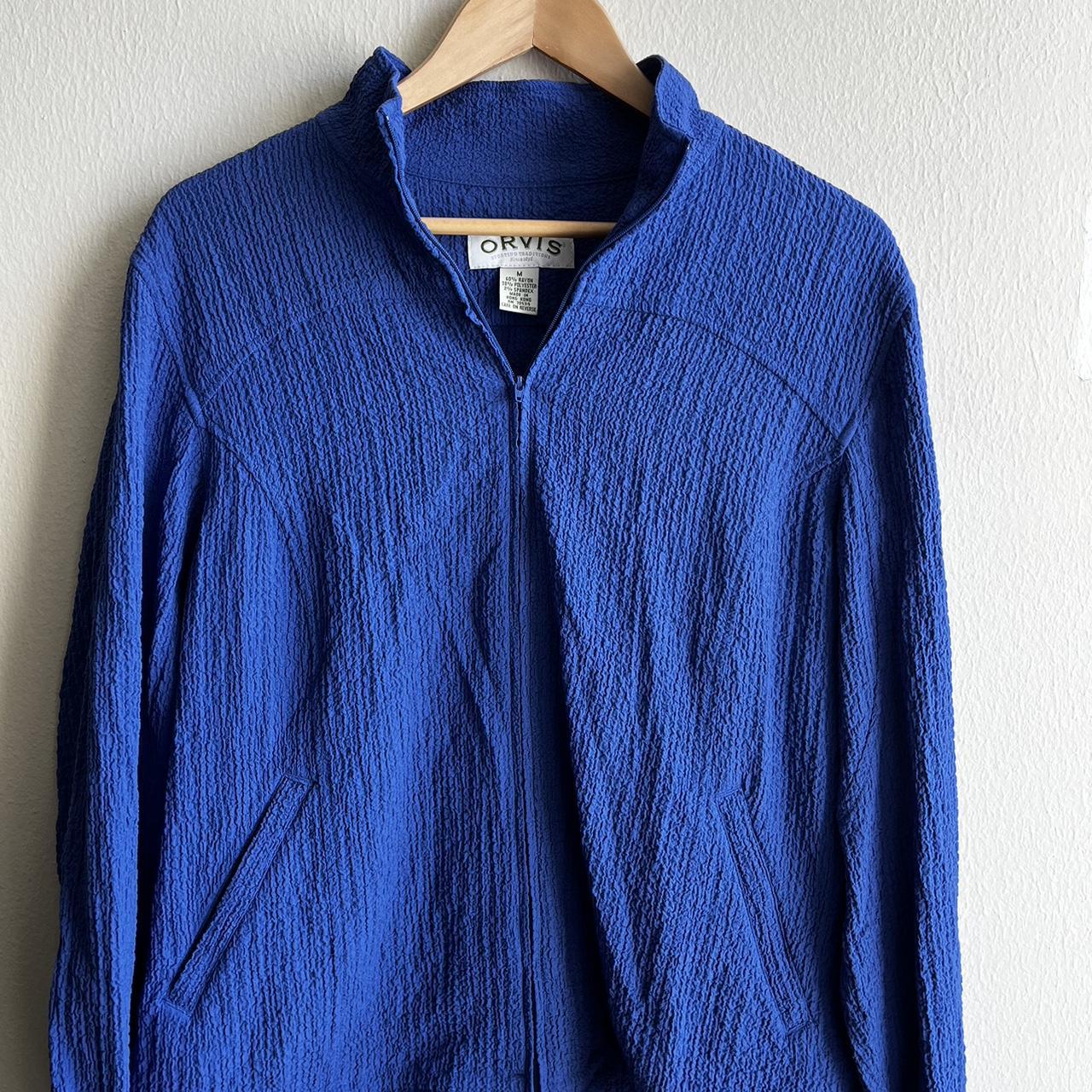 EUC ORVIS zipper jacket/sweater. Very light weight.... Depop