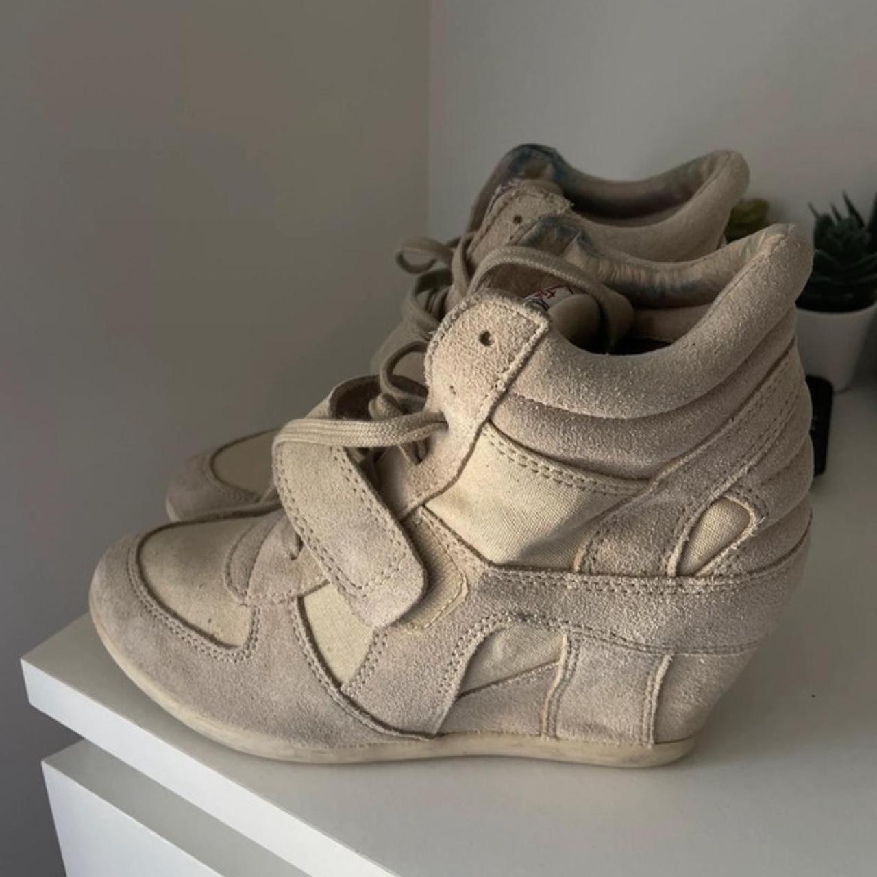isabel marant heeled sneakers