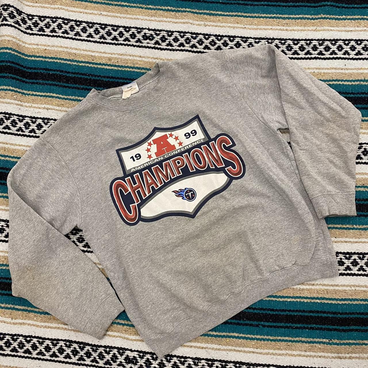 Vintage 90s / 00s Tennessee Titans sweatshirt in a - Depop