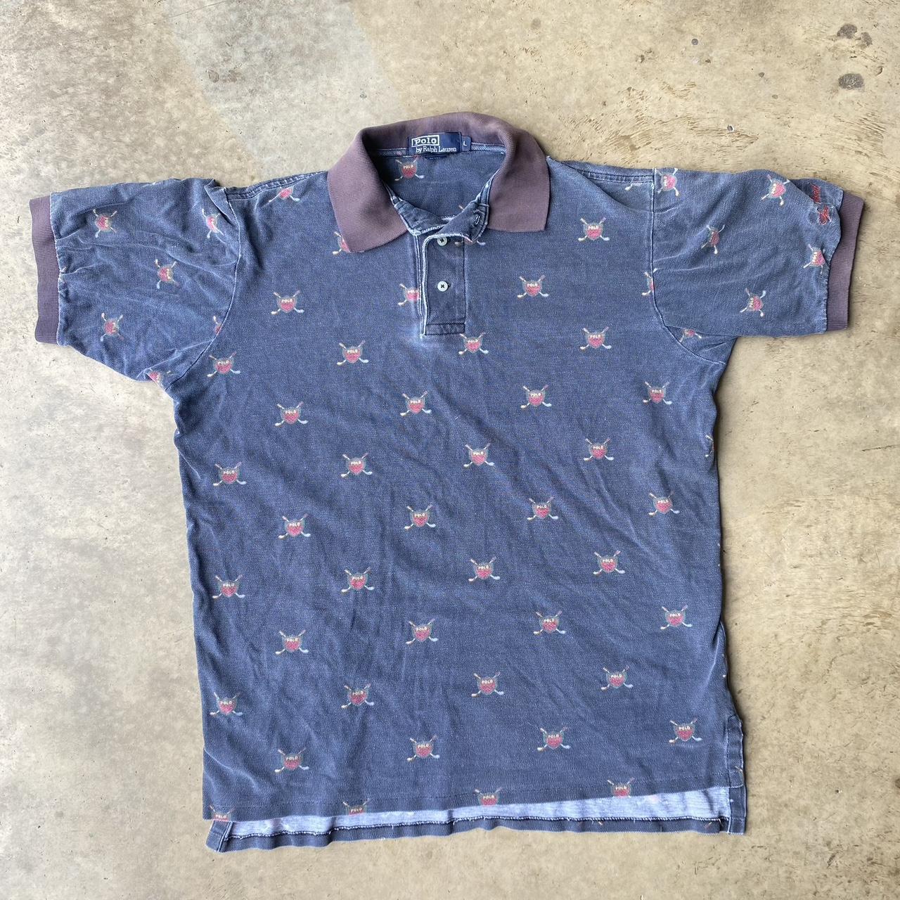 Vintage 90s Polo Ralph Lauren polo knit shirt. Great | Depop