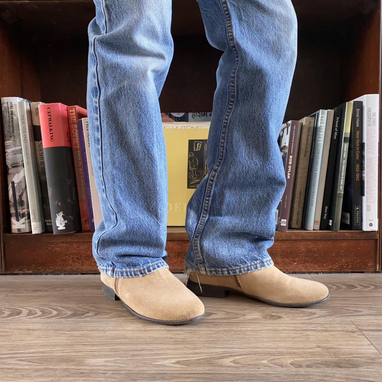 Suede Chelsea boots Urban Outfitters Leather Depop