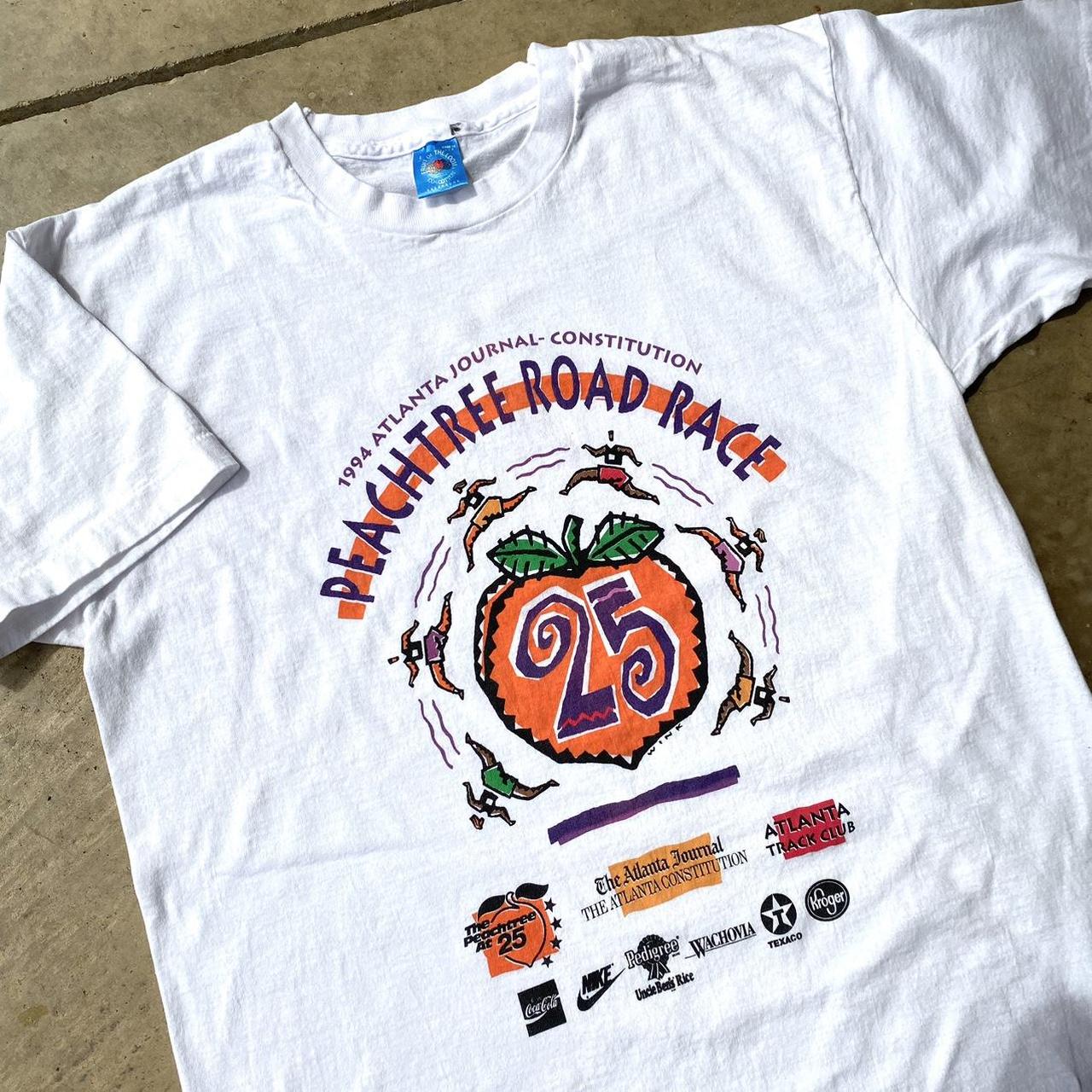 Vintage 90s Atlanta tee shirt peachtree road race | Depop Vintage 90s Atlanta tee shirt peachtree road race | Depop