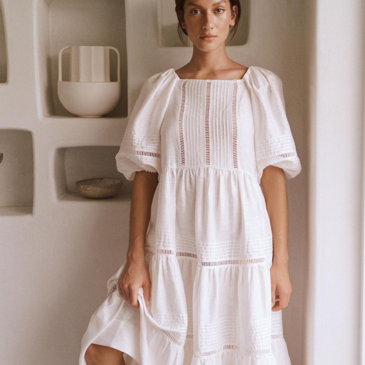 shona joy linen dress