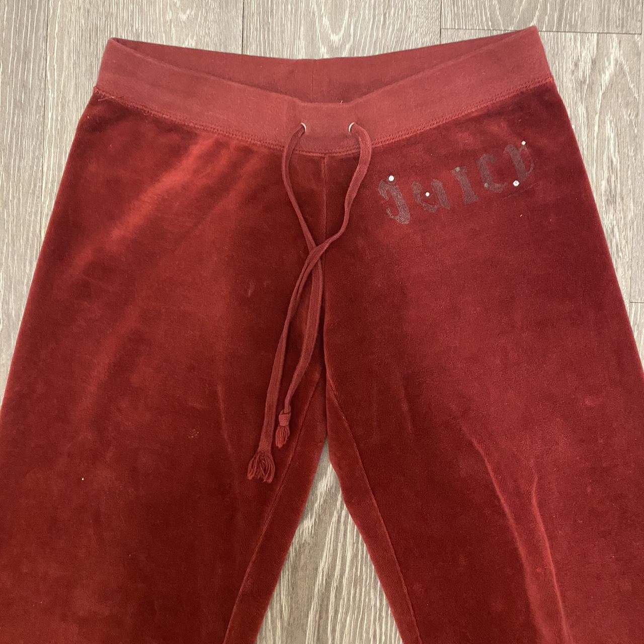 Juicy Couture Womens Burgundy Joggers Tracksuits Depop