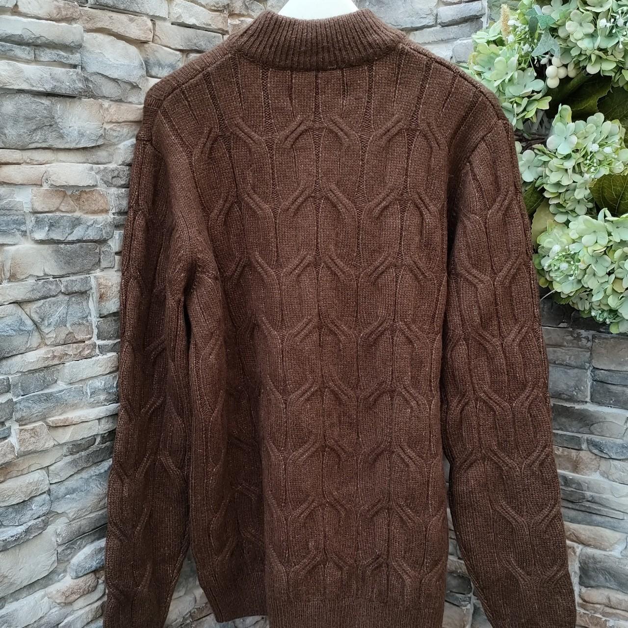 Paul Costelloe Living Tan High Collar Cable Depop