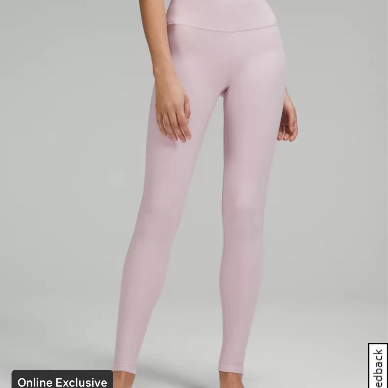 Lululemon Women's Pink Leggings Depop
