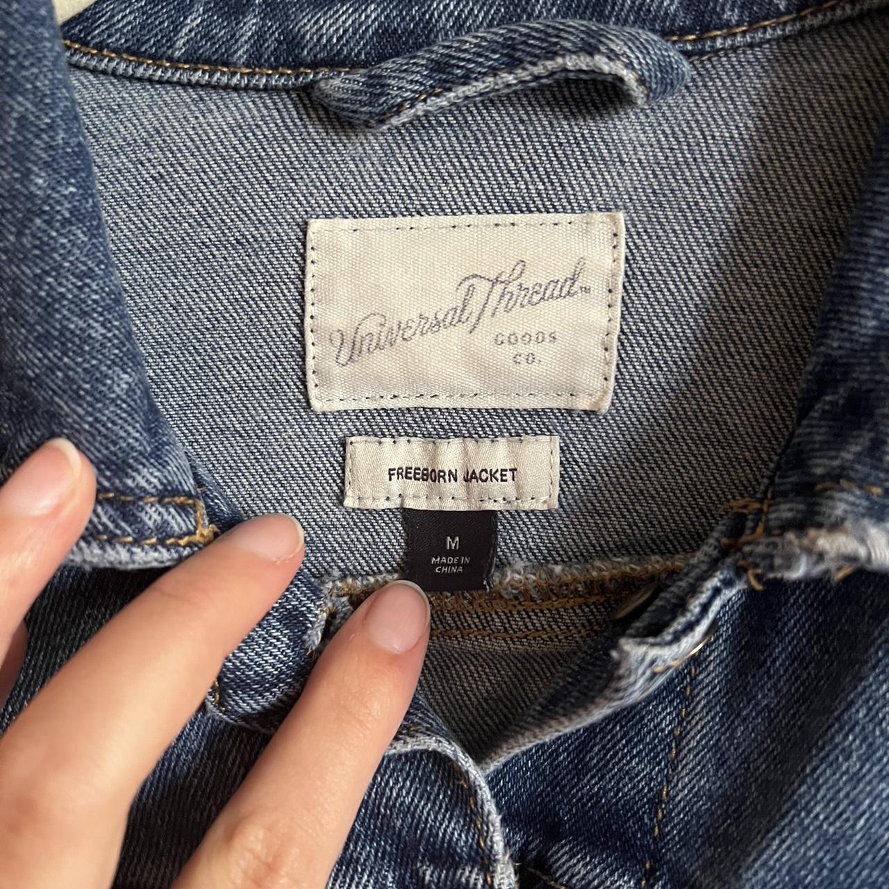 Universal Thread Women's Denim Jacket - Blue/Navy… - image 2